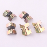 Petite boîte à bijoux en plastique, accessoires de quincaillerie, charnière à ressort pour boîte à montre, boîte cadeau