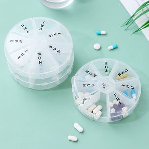 Organisateur de pilules hebdomadaire, boîte à médicaments 7 jours, étui de rappel quotidien, idéal pour les voyages, sans BPA, pour vitamines et suppléments d'huile de poisson - Product Image 3