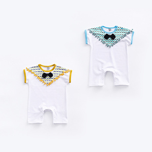 Muestra Gratis, Envío Gratis, Ropa de Bebé Bohemia al por Mayor 2017, Monos de Bebé Lisos de Color Sólido - Product Image 1