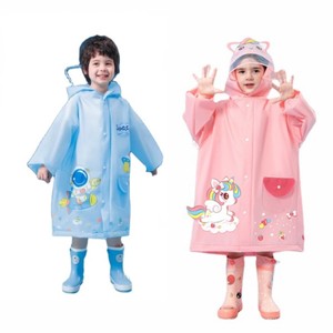 Manteau de pluie EVA imprimé dessin animé pour enfant en bas âge, vêtement à la mode pour garçon et fille, vente en gros - Product Image 1