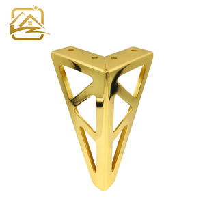Golden Shaped Triangular Style Cheap 15cm <b>Leg</b> Armchair Manufacture <b>Leg</b> <b>Legs</b> Furniture Heavy <b>Sofa</b> <b>Legs</b> - Product Image 1