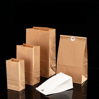 Sacs en papier Kraft blanc biodégradable écologique, personnalisés, en papier Sos pour pharmacie médicale sur ordonnance