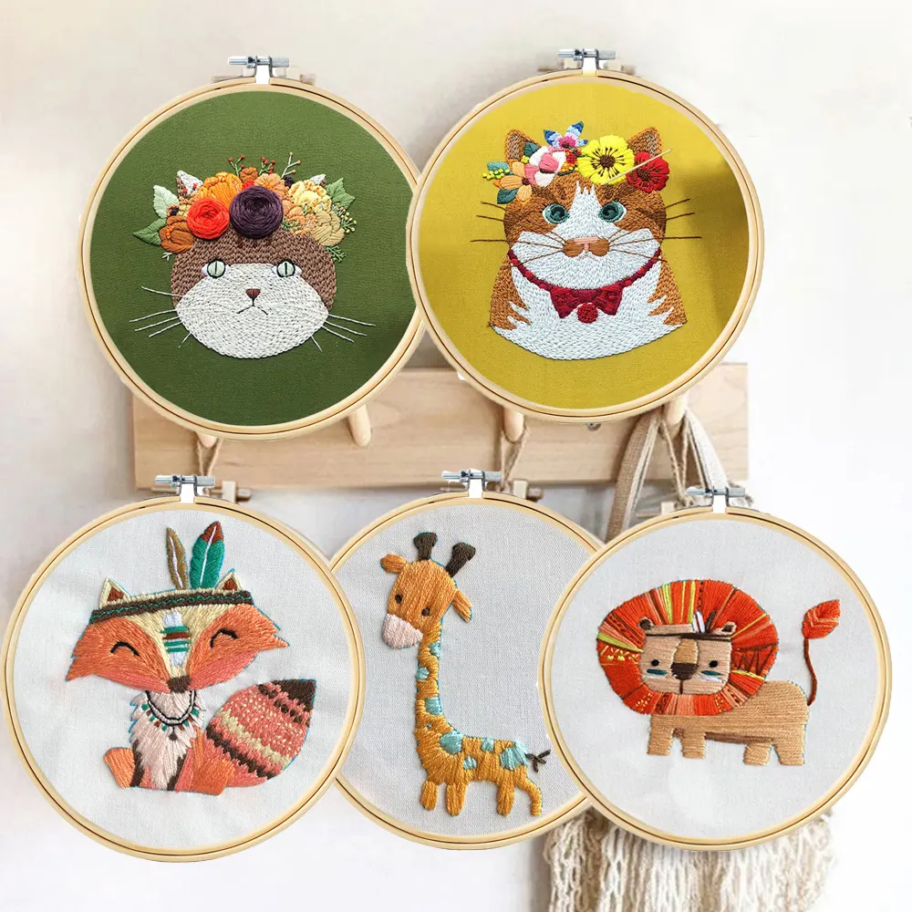 Full Range Embroidery Kit DIY Cross Stitch Kits for Adult Crafts Embroidery Starter Kit cross stitch embroidery