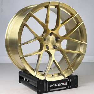 Jantes Forgées BKU 5x112 pour <span class=keywords><strong>Audi</strong></span> S3 S4 S5 S6 S7 RS3 RS4 RS6 RS7 TT <span class=keywords><strong>RS</strong></span> A3 A4 A5 A6 A7 Jantes Alliage Dorées de 18 19 20 21 22 Pouces - Product Image 2