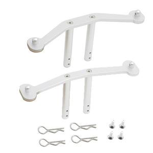Ensemble de supports de <span class=keywords><strong>carrosserie</strong></span> en aluminium pour Arrma <span class=keywords><strong>1</strong></span>/<span class=keywords><strong>10</strong></span> Granite 4X4, remplacement avant et arrière pour voiture RC - Product Image 3