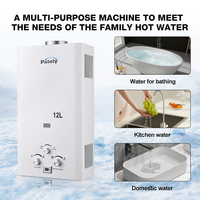 Chauffe-eau instantané sans réservoir à gaz mural 10L 12L 16L avec échangeur de chaleur en cuivre pour usage résidentiel et commercial – Vente en gros
