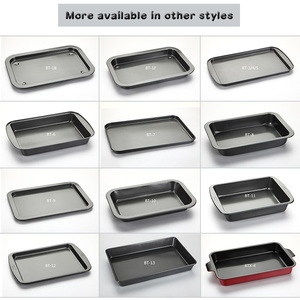 Nhà Máy Kim Loại Carbon Thép Bakeware Phẳng Tấm Nướng Bánh Quy Rang Pan Không Dính <span class=keywords><strong>Cookie</strong></span> Tấm Nướng Khay Cho Lò - Product Image 5