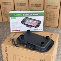 Grill électrique de table 220V de spécification européenne, prix de gros, plaque de cuisson électrique détachable et portable, idéal pour une utilisation sur table