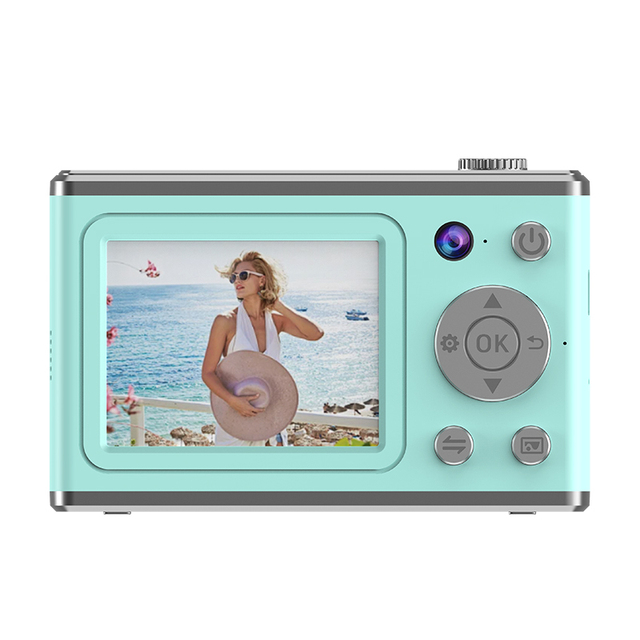 Retro CCD Digital Camera CMOS Sensor 1080P FHD Video Recorder Lightweight Portable Digital Camera for School Students