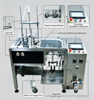 Machine de conditionnement sous vide pour sachets préformés, machine de remplissage et de scellage pour sachets verticaux, pour liquides, pâtes, sauces, granulés et aliments