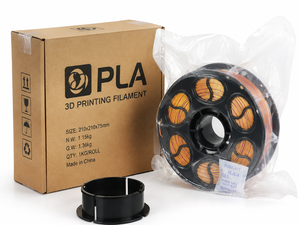 Filamento PLA de Seda Bicolor de 1.75mm y 1kg, Degradado de Seda de Dos Tonos, Baja Contracción, Filamento para Impresora 3D, Compatible con Todas las Impresoras - Product Image 4