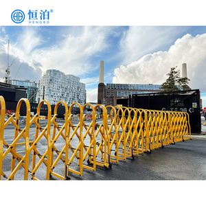 수동 조작 확장형 친환경 보안 게이트 내구성 있는 현대식 빌라 아코디언 펜스 이동식 학교 공원용 - Product Image 3