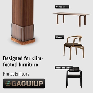 Protectores de Patas de Silla de Silicona con Acolchado de Fieltro - Protegen las Patas de los Muebles y los Pisos, Hechos en China, Enviados por Correo - Product Image 2