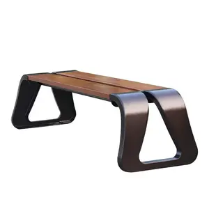 Yüksek kaliteli açık salon sandalye ve dökme demir parkı banklar paslanmaz çelik alüminyum alaşım çok malzeme özelleştirme