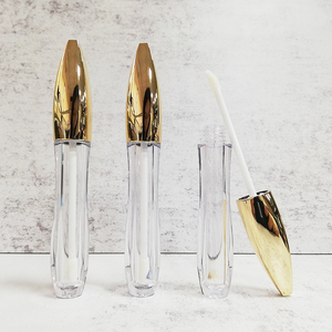 Tubes de mascara de luxe 3,5 ml en ABS/PETG/AS doré, petite capacité, flacon vide avec bouchon à vis pour emballage de maquillage - Product Image 4