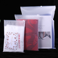 Sacs plastiques pour vêtements, pochettes d'emballage à fermeture éclair, organiseur de rangement pour vêtements, maquillage et produits de toilette, unités