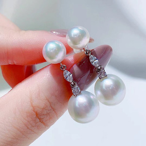 Eleganti Orecchini Pendenti Lunghi Simili a Perle per Donne, Orecchini Semplici per Uso Quotidiano e Feste, Gioielli alla Moda - Product Image 2