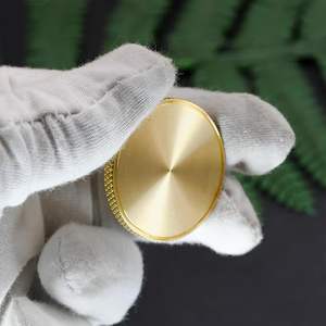 32 मिमी cnc मेल्ड नॉरल्ड किनारे पीतल का सिक्का ब्लेंक 3 मिमी मोटी गोल गेंद मार्कर टैग उत्कीर्णन और धातु मुद्रांकन के लिए - Product Image 3