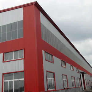 Bâtiment d'entrepôt préfabriqué moderne en structure légère d'acier personnalisable pour atelier et stockage en libre-service - Product Image 1