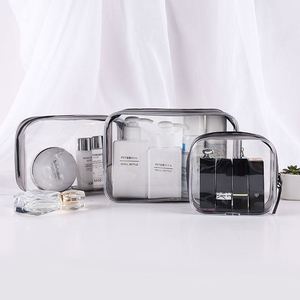 Transparent PVC Zipper Closure Fashion Storage Pouch <b>Travel</b> Makeup Bag Cosmetic <b>Case</b> for Wash Bags - Product Image 4