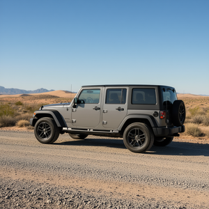 Marchepieds latéraux noirs D0100HE1LZ7 pour Jeep Wrangler JK Unlimited 4 portes 2007-2017 - Product Image 2