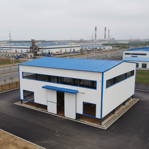 Entrepôt préfabriqué en structure acier sur mesure, économique et durable, pour usine, atelier, hôpital, <span class=keywords><strong>garage</strong></span>, hangar - Product Image 1