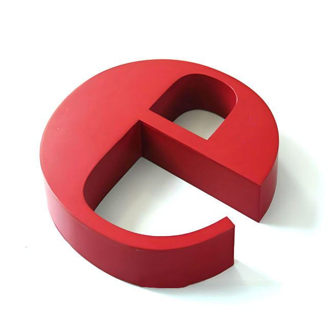 laminated sign for 3d drawing