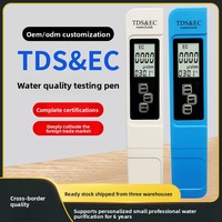 Stylo testeur de qualité de l'eau 7-en-1 compact en PE double couche PH/TDS/EC/Salinité/SG/ORP/Température – pH-mètre portable multifonction
