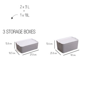 Plastic Storage <strong>Container</strong> Storage Box Set Storage <strong>Container</strong> Home - Product Image 4