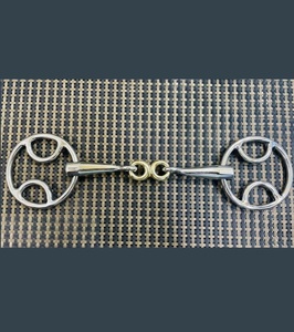 Bocado de acero inoxidable de alta resistencia para entrenamiento de equitación, control y uso en establos. - Product Image 1