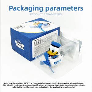 Ambientador para Auto con Diseño de Avión Pequeño del Pato <span class=keywords><strong>Donald</strong></span>, Material ABS, Elimina Olores y Decoración para la Rejilla de Ventilación - Product Image 4