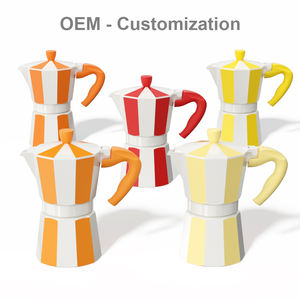 <span class=keywords><strong>Cafetera</strong></span> Espresso Morandi Purple Moka <span class=keywords><strong>Express</strong></span> Icónica para Estufa con Tapa, Ecológica, Prepara Auténtico Café Italiano, de Aluminio - Product Image 5