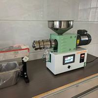 Extrudeuse de laboratoire compacte en plastique pour bureau, machine d'extrusion de filament d'imprimante 3D à vis simple