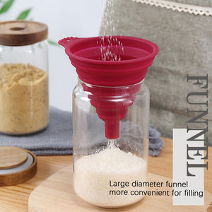 WEIMU ขายส่งช่องทางยางซิลิโคนแบบพับได้ช่องทางซิลิโคนเกรดอาหารแบบกําหนดเองช่องทางพับได้ช่องทางซิลิโคนขนาดใหญ่แบบพับได้ - Product Image 3