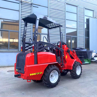 China Factory 1 Tonne Mini-Vorderrad lader Kleine Größe mit Motor kern komponenten 1 Jahr Garantie zum Verkauf