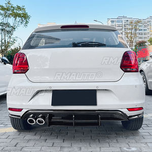 <b>Car</b> Rear Bumper <b>Diffuser</b> Lip Rear Side Splitters Spoiler Lip <b>for</b> Volkswagen Polo MK5 6R 2009-2014 Body Kits Tuning - Product Image 4