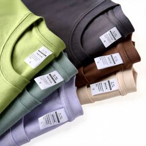 T-shirt pour homme en coton lourd blanc imprimé et brodé, 260 g/m², surdimensionné, pour commande en gros personnalisée - Product Image 1