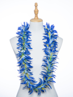 Usine Fournisseur HL0004A-4 5 Couleurs 110 CM Velours Artificiel Lys Araignée Fleur Hawaii Leis Hawaïen Danse Parti Femmes Collier