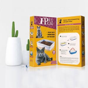 Sac à litière pour <span class=keywords><strong>chat</strong></span>, animal de compagnie, robuste, à cordon de serrage, doublure solide et <span class=keywords><strong>extensible</strong></span>, fourre-tout, pratique, à nettoyage rapide - Product Image 5