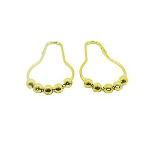 Anneaux de suspension pour rideau de douche en acier inoxydable, glisse fluide, anti-rayures, pour salle de bain - Product Image 1