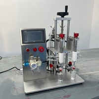 Machine de remplissage de parfum liquide pneumatique à 2 têtes, distributeur de bureau pour applications chimiques d'eau pure, machines de remplissage