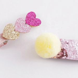 Nouvelles pinces à cheveux géométriques scintillantes pour filles et enfants, accessoires de cheveux pour fête, 2 pièces/ensemble - Product Image 2