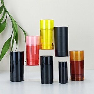 Spot Goods Round Twist up <b>Plastic</b> Deodorant <b>Tube</b> 15ml 30ml 50ml 75g Black White Empty <b>Plastic</b> Deodorant Stick Container - Product Image 6