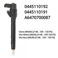 Inyector de Combustible Diésel OEM Nuevo de Alta Calidad 0445110191 0445110192 con 1 Año de Garantía para Reemplazo de Sprinter