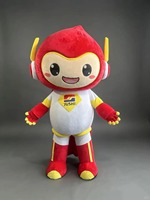 Costume de mascotte professionnel personnalisé en forme d'homme en pain d'épices, taille universelle pour équipes sportives, certifié CE