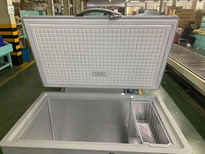 Pièces de congélateur coffre 300L à porte simple avec grandes <span class=keywords><strong>roulettes</strong></span> en résine, prix de gros - Product Image 6