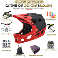 Casque de VTT intégral pour adulte, certifié CE EN1078, sécurité CPSC, casque de vélo de montagne
