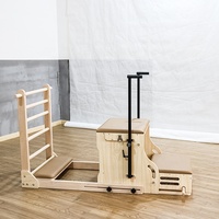 Queenlife haut de gamme Pilates entraînement entraînement en bois d'érable massif échelle baril combinaison Wunda chaise pour studio de yoga