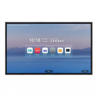 Pizarra Interactiva Inteligente con Pantalla LCD Multitáctil 4K Android Window OPS para Educación