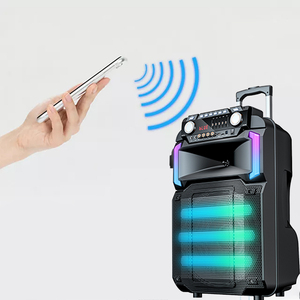 Altavoces Karaoke Bluetooth Cornetas en Oferta, Bocina Amplificada de 12 Pulgadas, Altavoz Bluetooth para Fiestas con Subwoofer y Caja de Sonido - Product Image 2